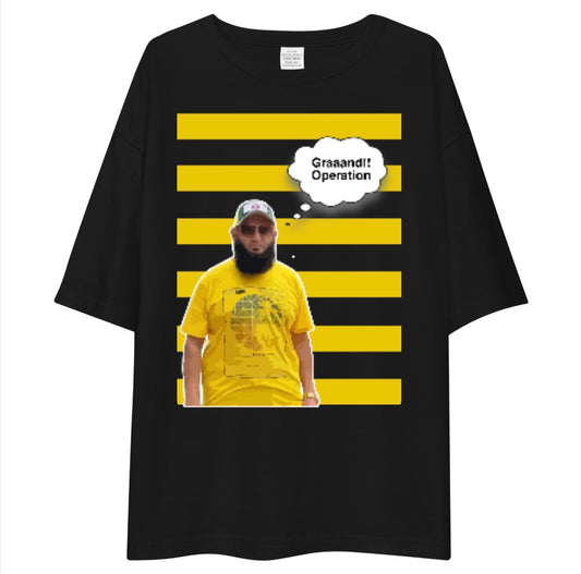 Graaaand Operation Graphic Drop Shoulder T-Shirt